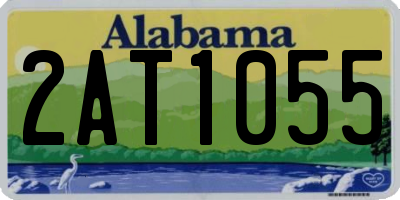 AL license plate 2AT1055