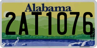AL license plate 2AT1076