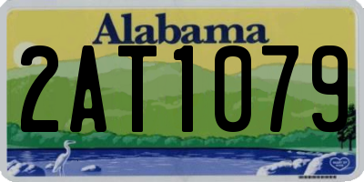 AL license plate 2AT1079