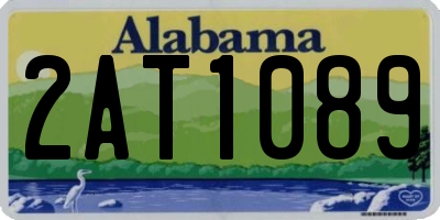 AL license plate 2AT1089