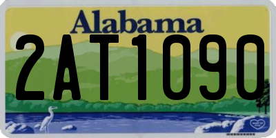 AL license plate 2AT1090