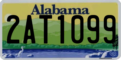 AL license plate 2AT1099
