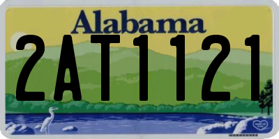 AL license plate 2AT1121