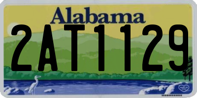 AL license plate 2AT1129