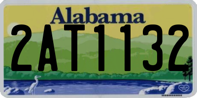 AL license plate 2AT1132
