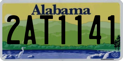 AL license plate 2AT1141