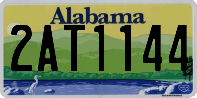 AL license plate 2AT1144