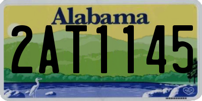 AL license plate 2AT1145