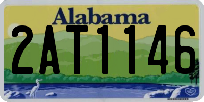 AL license plate 2AT1146