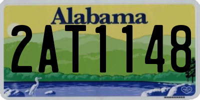 AL license plate 2AT1148