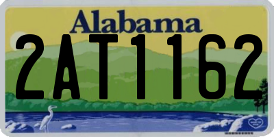 AL license plate 2AT1162