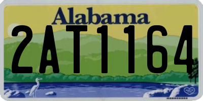 AL license plate 2AT1164