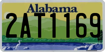 AL license plate 2AT1169