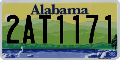 AL license plate 2AT1171