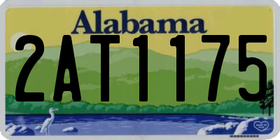 AL license plate 2AT1175