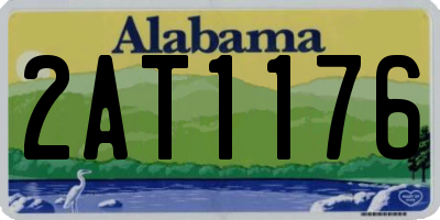 AL license plate 2AT1176