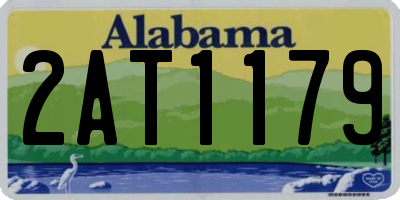 AL license plate 2AT1179