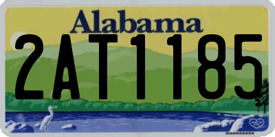 AL license plate 2AT1185