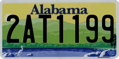 AL license plate 2AT1199
