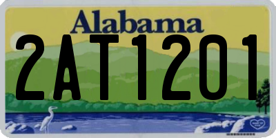 AL license plate 2AT1201