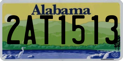 AL license plate 2AT1513