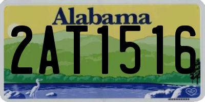 AL license plate 2AT1516