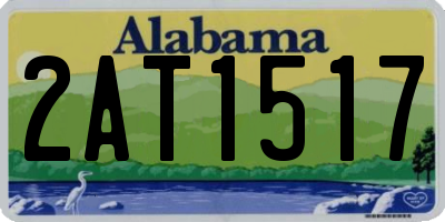 AL license plate 2AT1517
