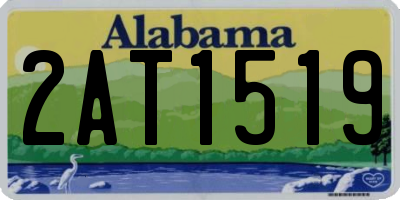 AL license plate 2AT1519