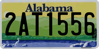 AL license plate 2AT1556