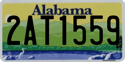 AL license plate 2AT1559