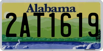 AL license plate 2AT1619