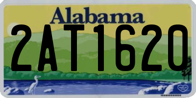 AL license plate 2AT1620