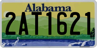 AL license plate 2AT1621