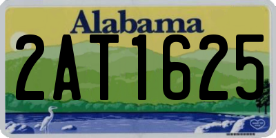 AL license plate 2AT1625
