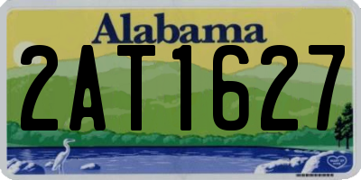AL license plate 2AT1627
