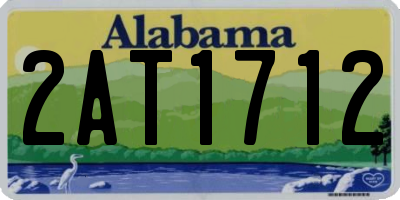 AL license plate 2AT1712