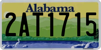 AL license plate 2AT1715