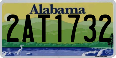 AL license plate 2AT1732