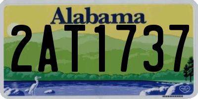 AL license plate 2AT1737