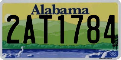AL license plate 2AT1784