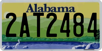 AL license plate 2AT2484