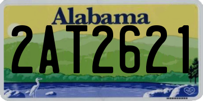 AL license plate 2AT2621