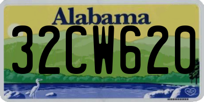 AL license plate 32CW620