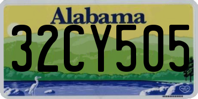 AL license plate 32CY505