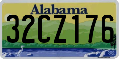 AL license plate 32CZ176