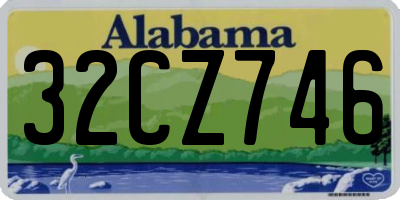 AL license plate 32CZ746