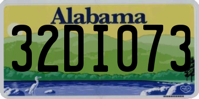 AL license plate 32DI073