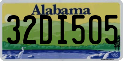 AL license plate 32DI505