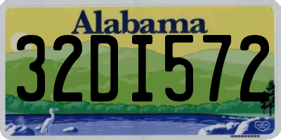 AL license plate 32DI572