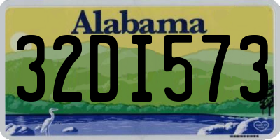 AL license plate 32DI573